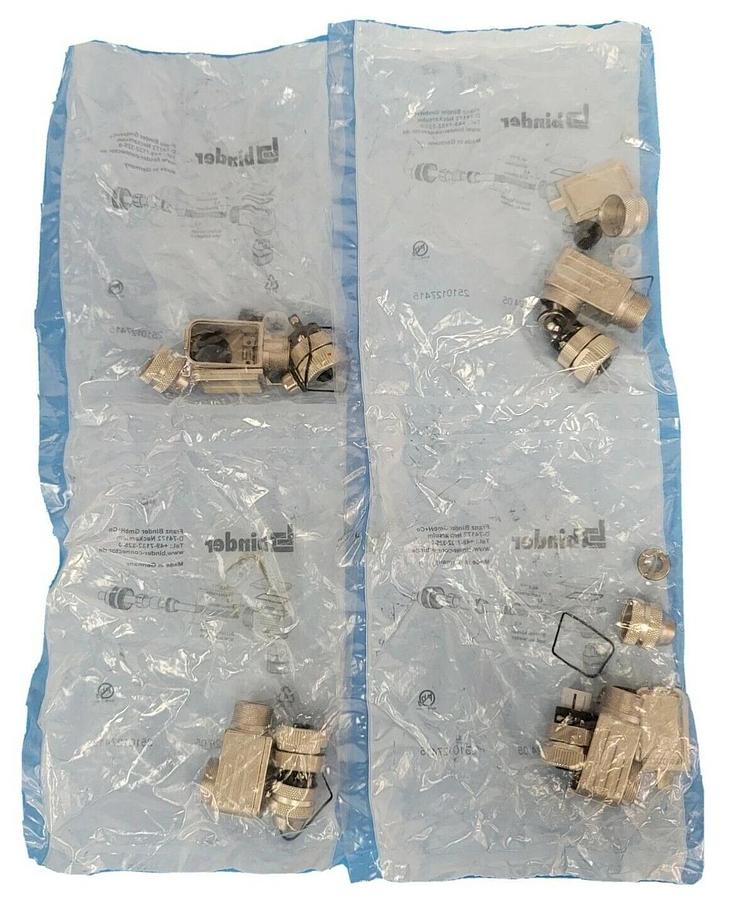 Used LOT OF 4 NEW BINDER 71399143682405 CONNECTORS 2510127415