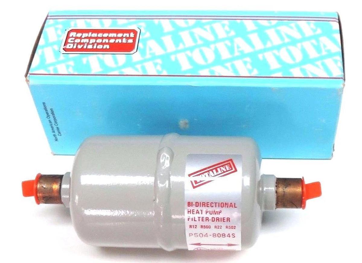 Used NIB TOTALINE P504-8084S HEAT PUMP FILTER DRIER P5048084S, 1/2 ODF, 008 CU IN