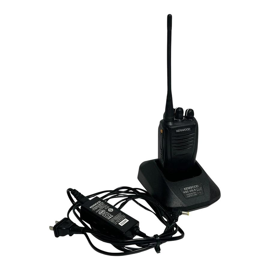 Used Kenwood TK-3360-K UHF Radio KSC-25LS Charger Midport MKNB35 Battery Set