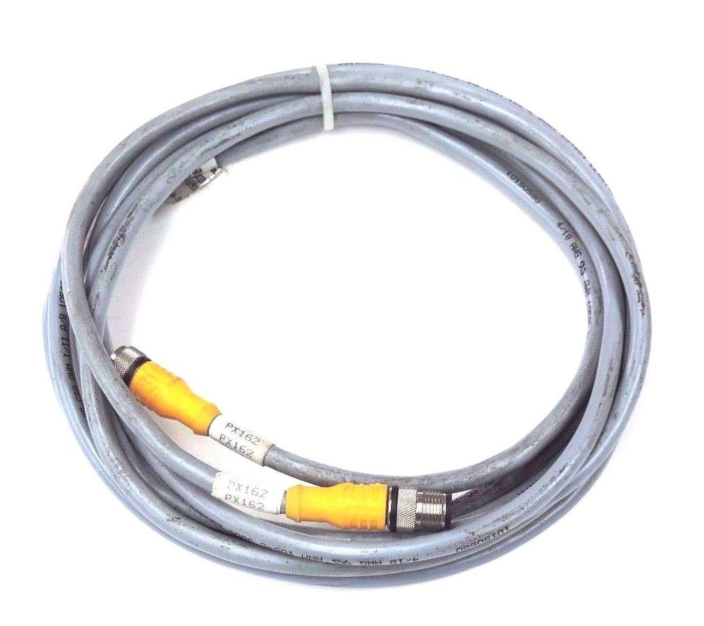 Used TURCK RKC 4.4T-4-RSC 4.4T/S622 EURO FAST CORDSET U5194, RKC44T4RSC44TS622