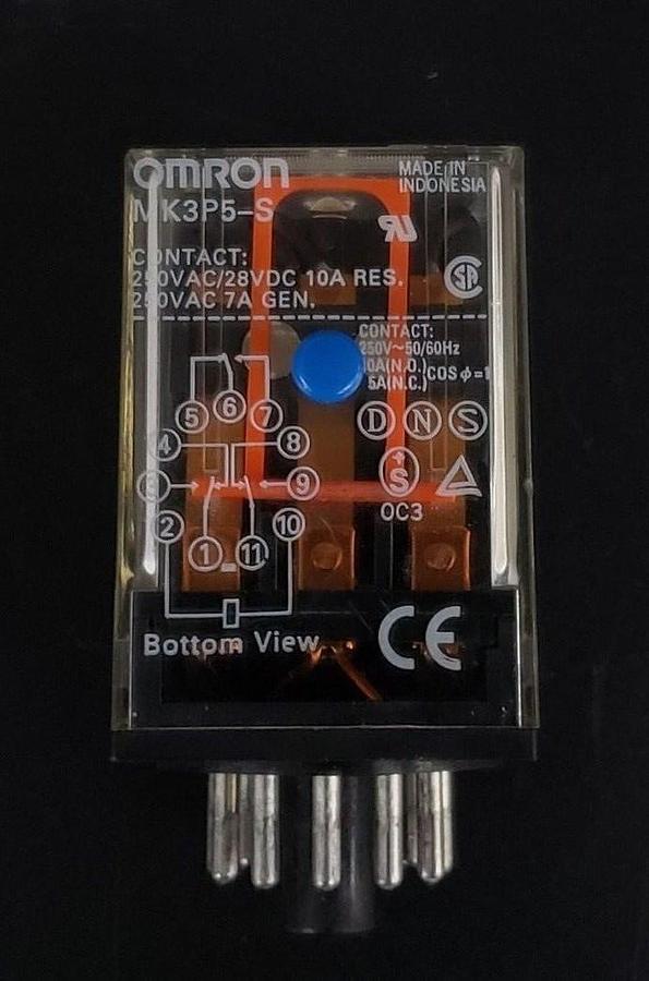 Used OMRON MK3P-2-24VDC RELAY 11 PIN MK3P224VDC MK3P-2