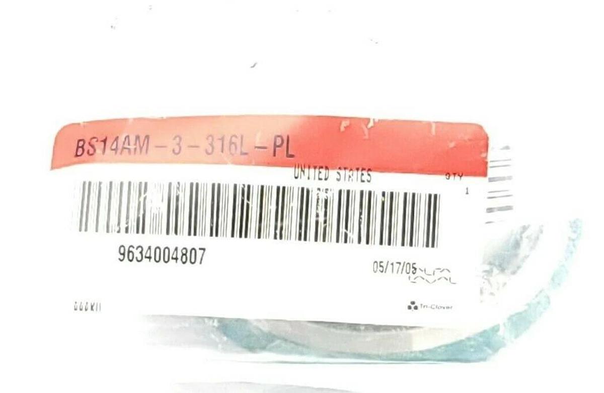 Used NEW TRI-CLOVER BS14AM-3-316L-PL 3'' WELD FERRULE