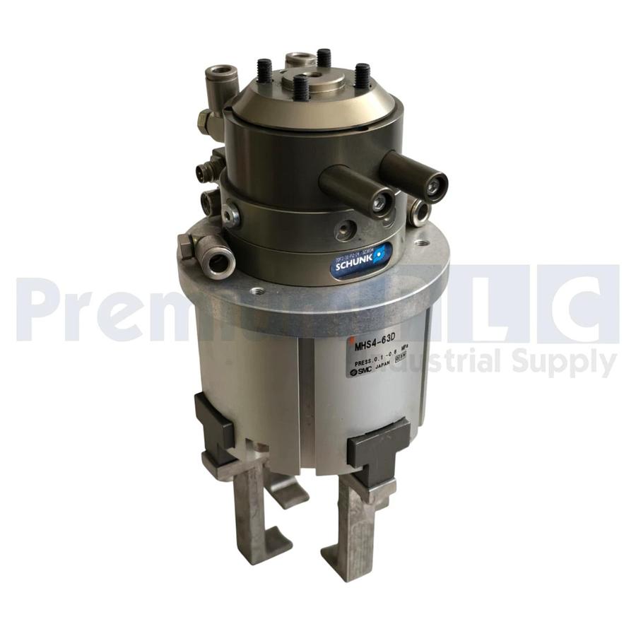 Used SCHUNK DDF 2-031-P2-E4 / DDF2-31-P2-E4 ROTARY FEED-THROUGH ID 323034 W/MHS4-63D