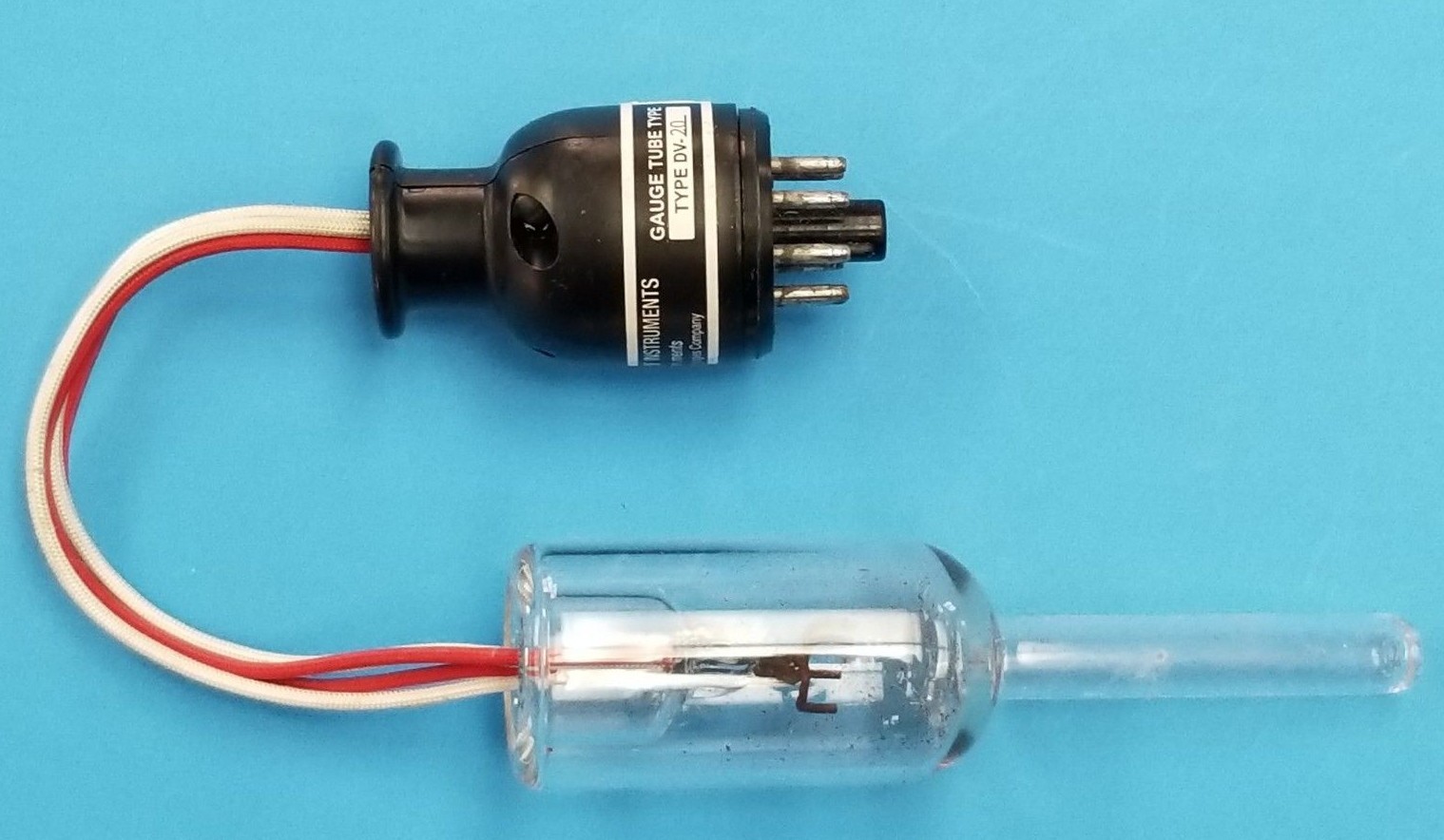 Used TELEDYNE INSTRUMENTS DV-20 VACUUM GAUGE TUBE 8-PIN 0-1000 MTORR