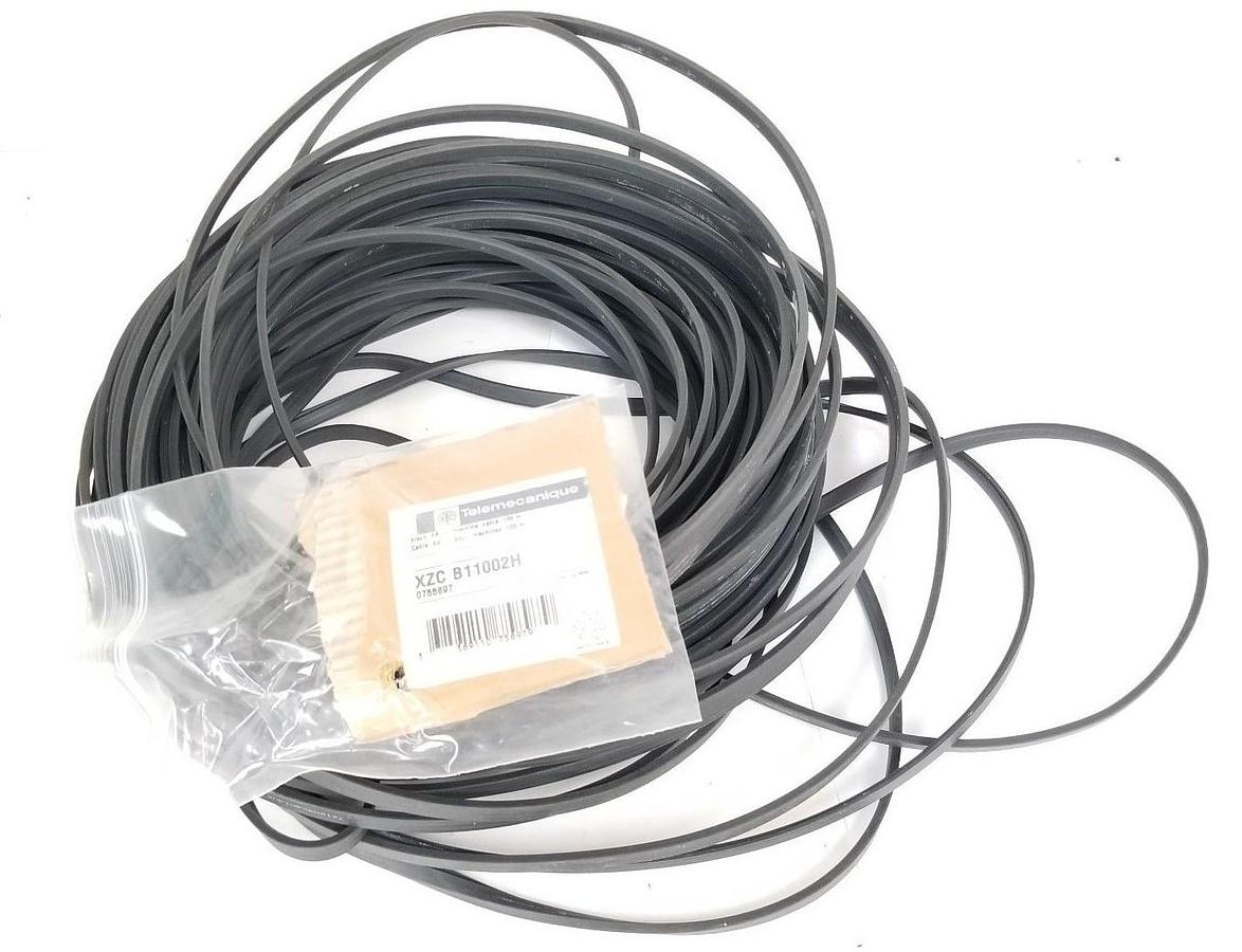 Used NEW SCHNEIDER ELECTRIC XZC-B11002H FLAT SENSOR CABLE 100M +OPTIONS XZCB11002H