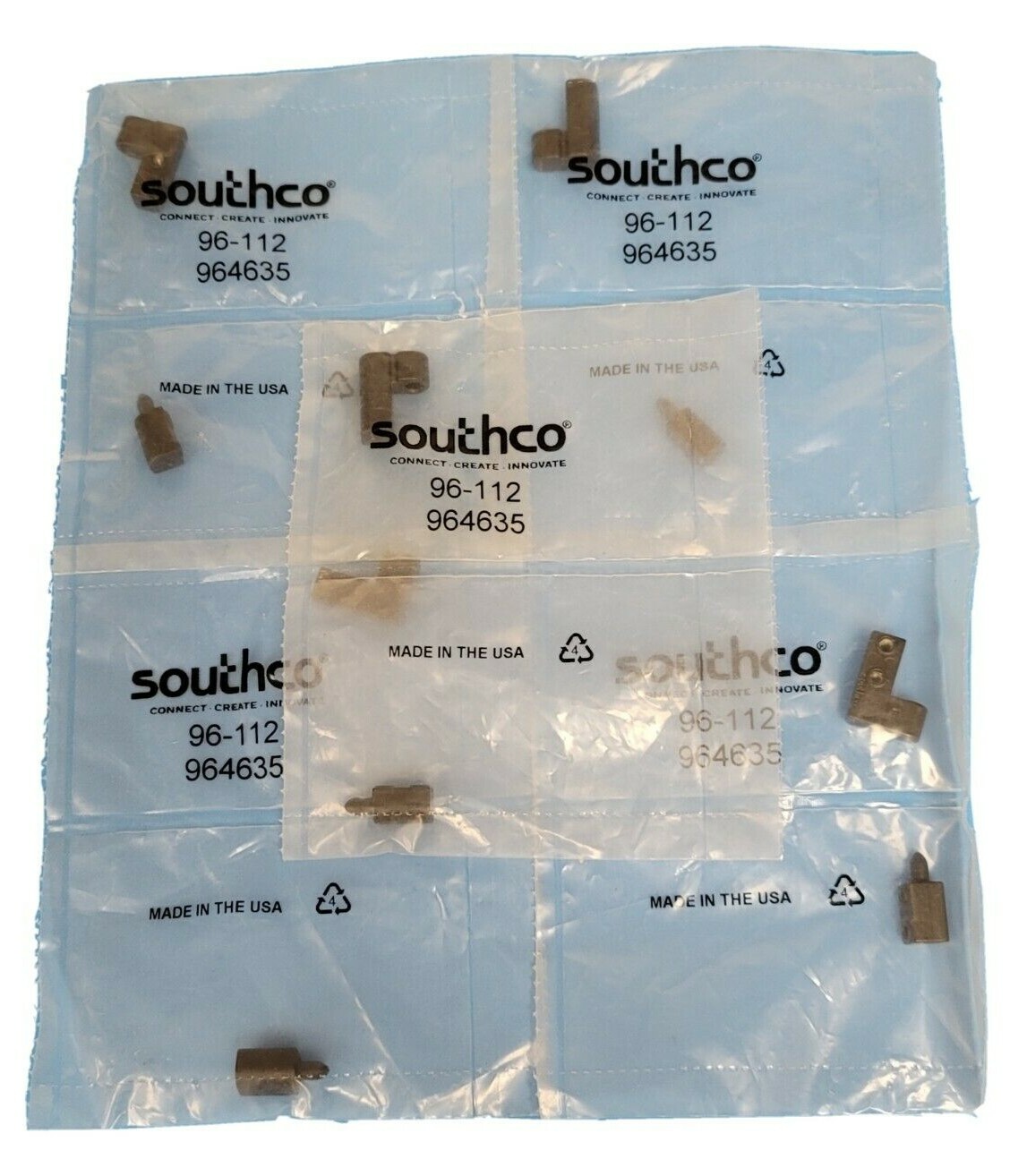 LOT OF 5 NEW SOUTHCO 96-112 REMOVABLE LIFT OFF HINGES 6-32 THREAD HOLE