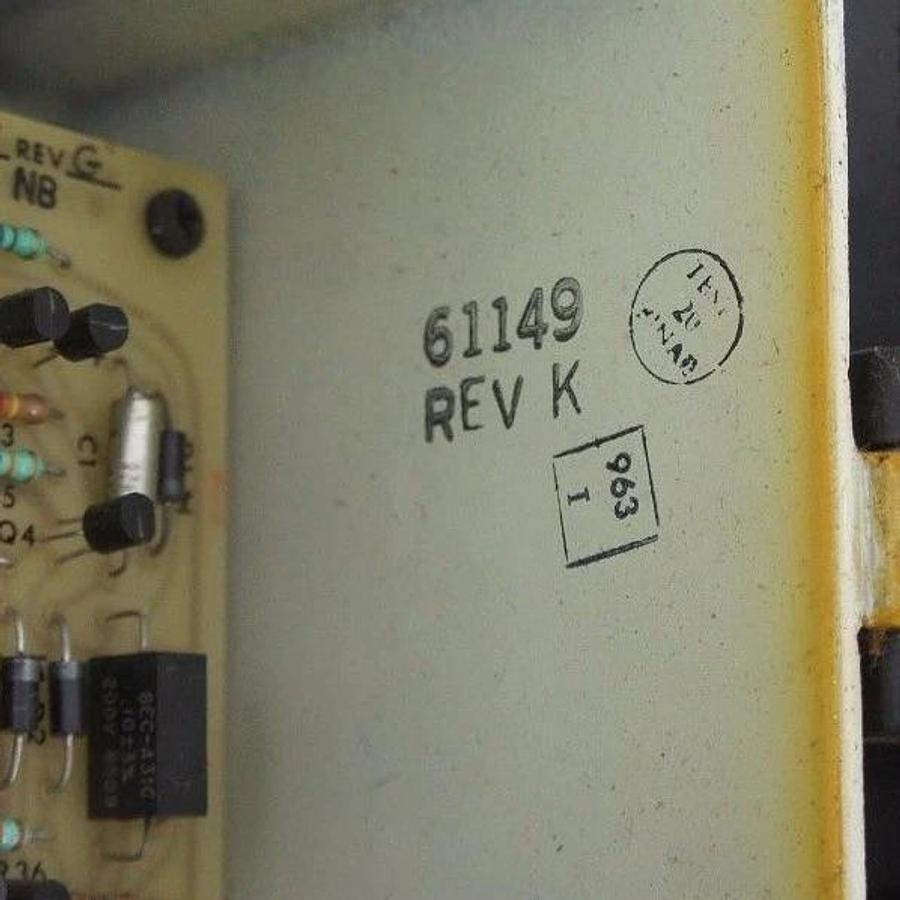 Used BOSTON GEAR INCOM RATIOTROL 61149 REV. K W/ 1039486-01 REV G AC CONTROL BOARD