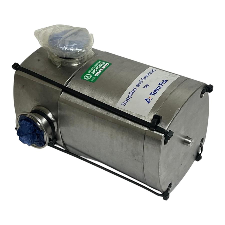 Used Tetra Pak 1284500-0014 FP-2B Hoyer Continuous Freezer Sanitary Inlet Pump & Case