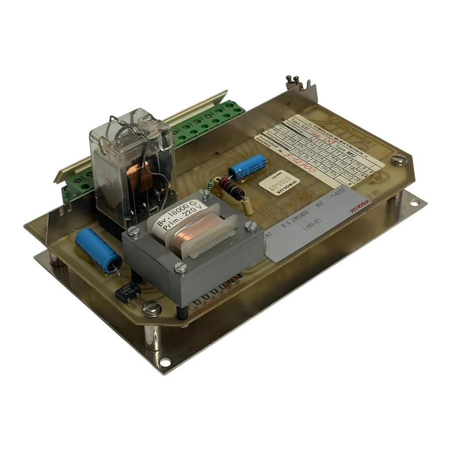 Used Visolux LU-Ga / LU-GA/1 Elektronik Controller Module Board Type MU 220V 5VA