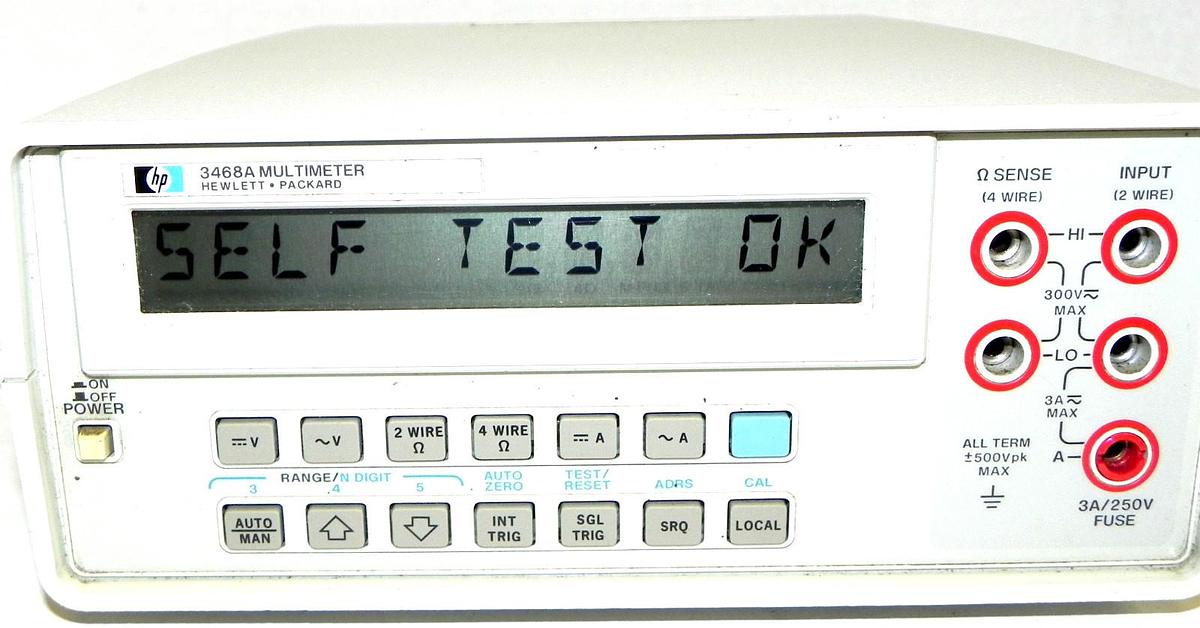 Used HP HEWLETT-PACKARD 3468A MULTI METER