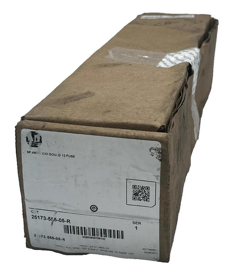 Used Allen Bradley 25173-555-05-R Fuse 4800V 9R Ser 1 C/O Gould 12 4.8kV A480R9R-1
