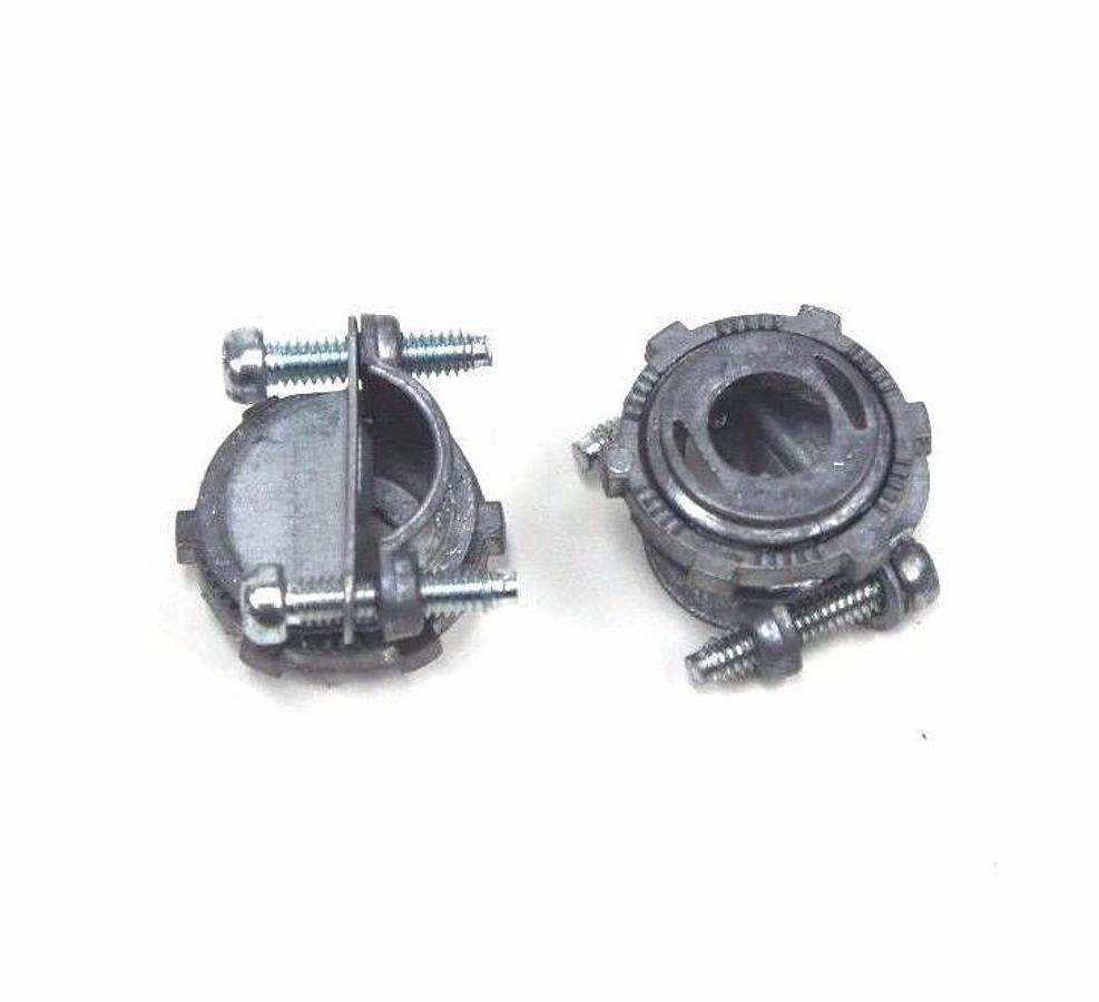 Used BOX OF 61 NEW HALEX 05703B COMNINATION CLAMP CONNECTORS 3/8"