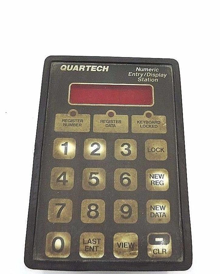 Used QUARTECH 8330 GMX NUMERIC ENTRY / DISPLAY STATION 080698A