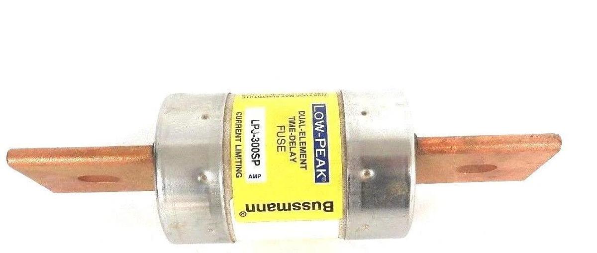 Used NEW COOPER BUSSMANN LPJ-300SP LOW-PEAK TIME DELAY RELAY 300 VDC, 600 VAC
