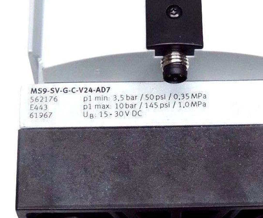 NEW FESTO MS9-SV-G-C-V24-AD7 SOFT START/QUICK EXHAUST VALVE 562176