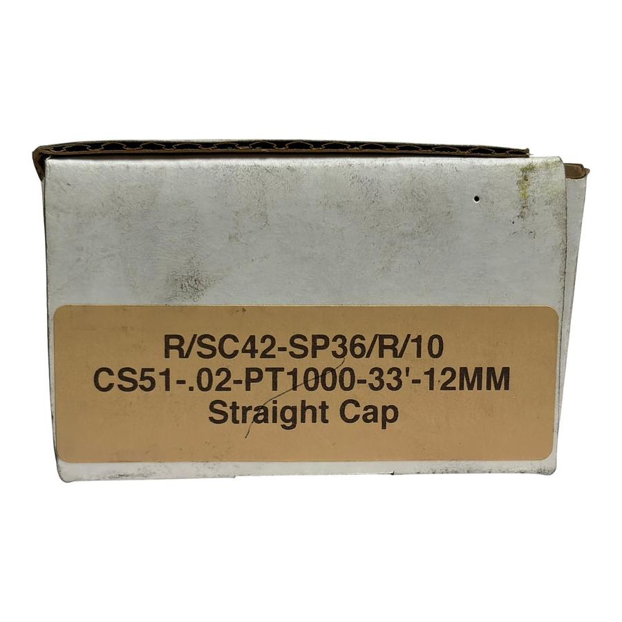 Used Yokogawa R/SC42-SP36/R/10 Conductivity Sensor Cell CS51-.02-PT1000-33'-12MM New