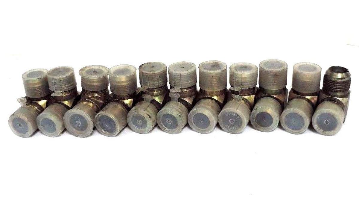 Used LOT OF 11 NEW EATON WEATHERHEAD 1-5/16" FLARE X 1-5/16" NPT 90 DEG ELBOWS