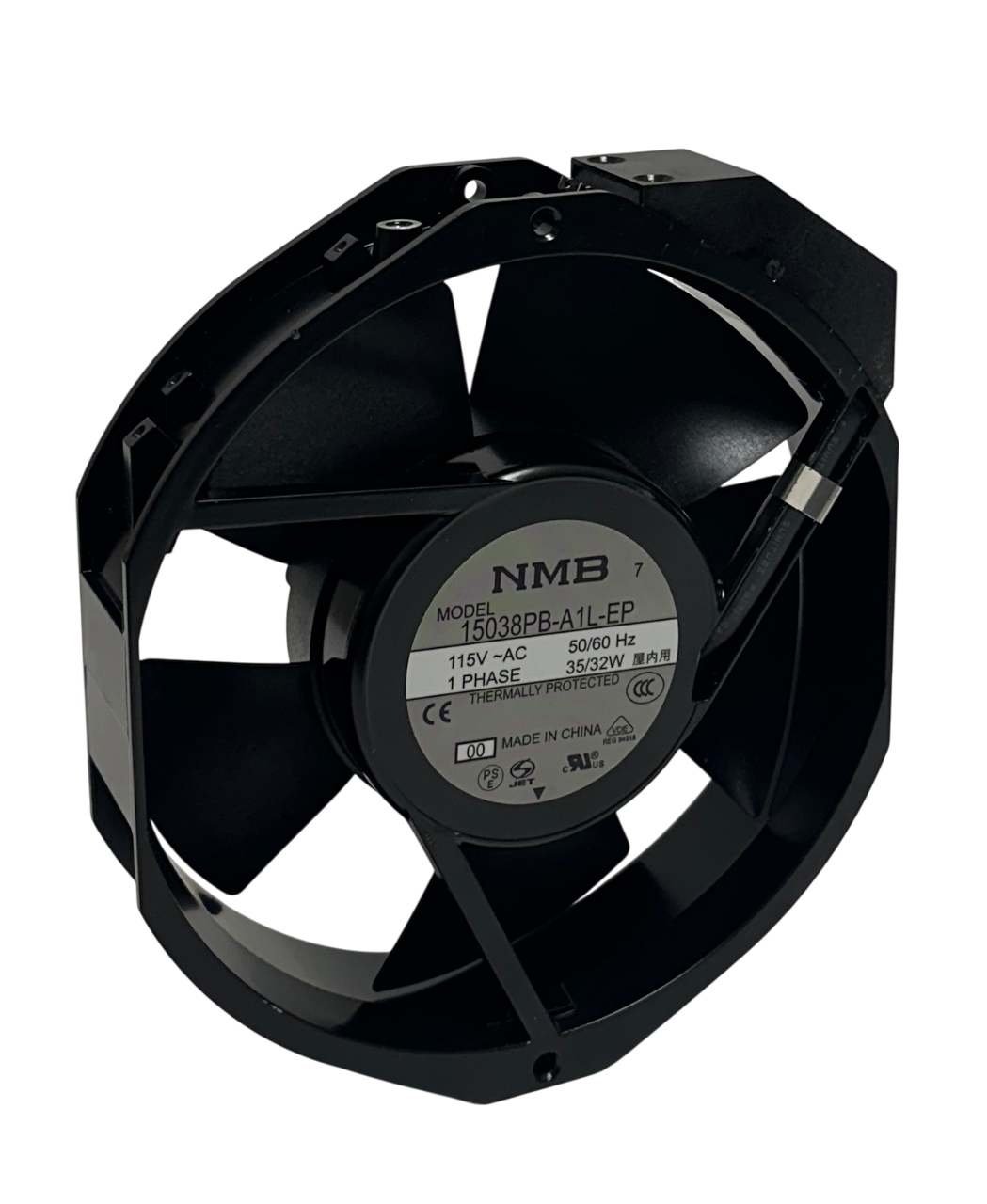 Used NMB 15038PB-A1L-EP / 15038PB-A1L-EP-00 AC AXIAL FAN 115VAC 50/60Hz 35/32W NSNP