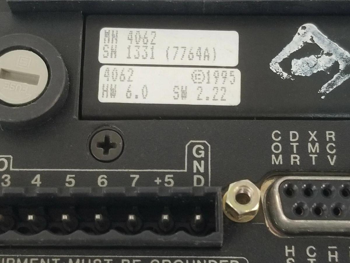 Used DAYTRONIC 4062 SERIES CONTROLLER 4062 HW: 6.0, 110/220 VAC 50-400HZ 30W MAX