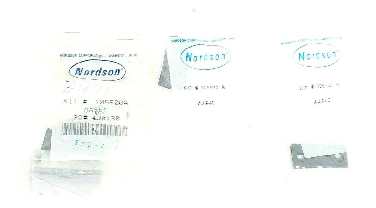 Used LOT OF 6 NEW NORDSON 105520 A GASKET KITS AA94C