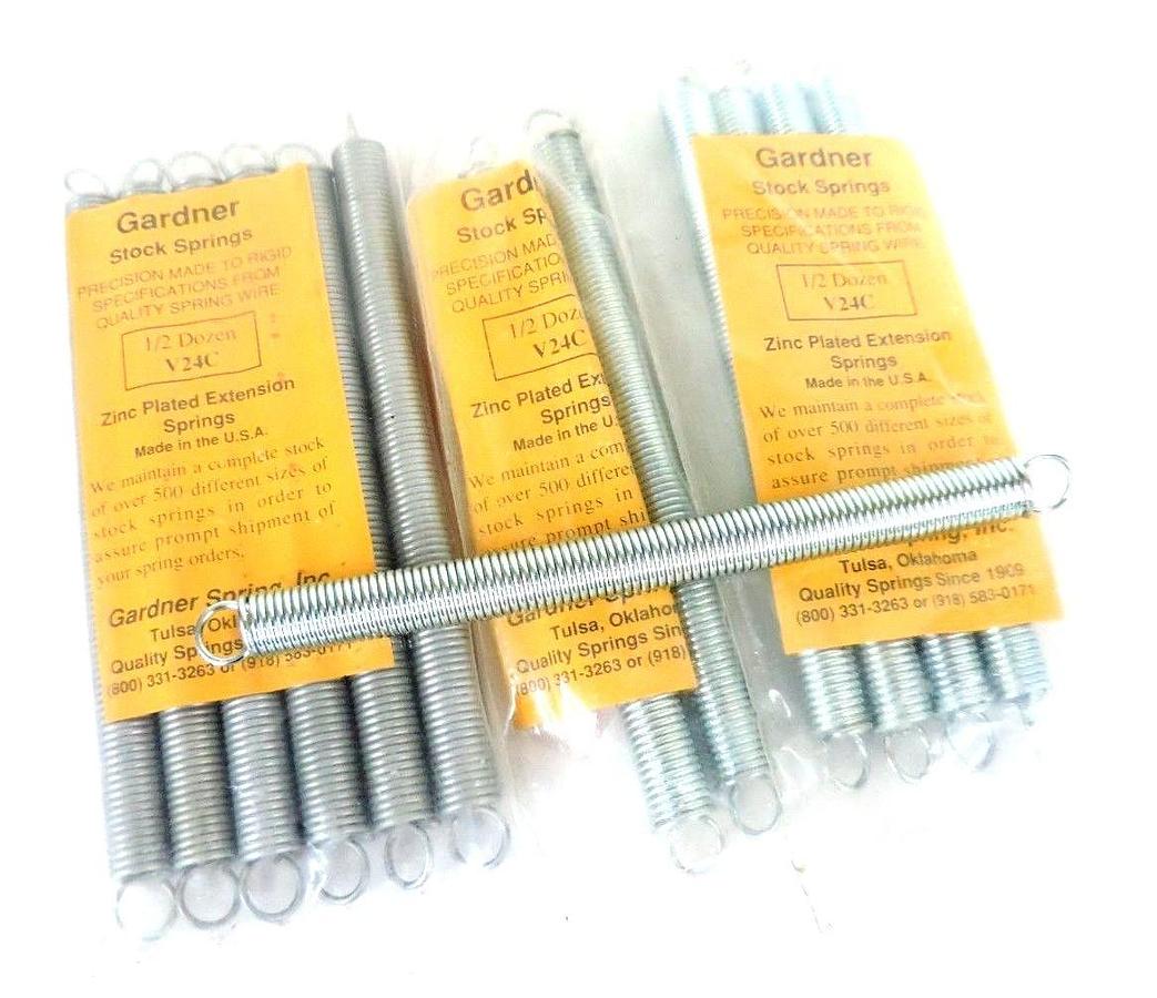 LOT OF 13 NEW GARDNER SPRING INC. V24C STOCK SPRINGS