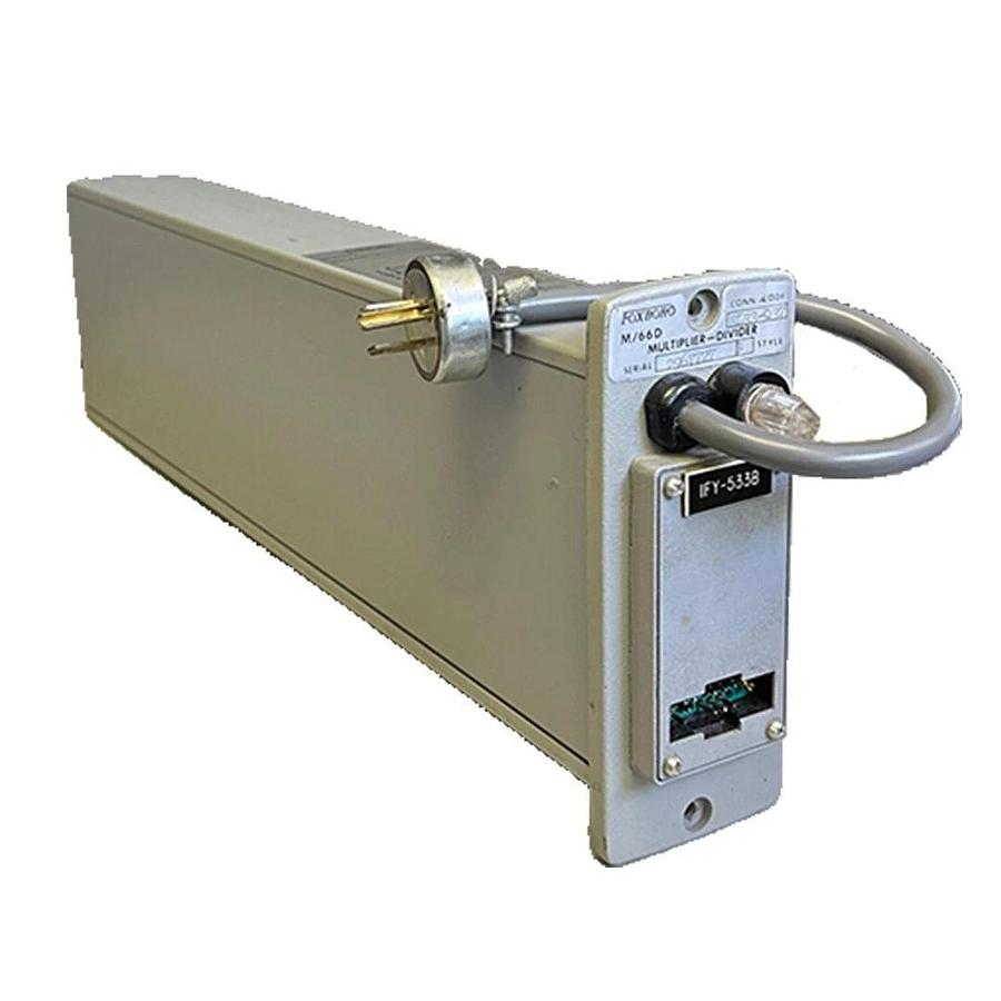 Used FOXBORO 66DC-OH-1 / 66DCOH1 MULTIPLIER-DRIVER MODULE FOR H-LINE SYTEM 1FY-533B