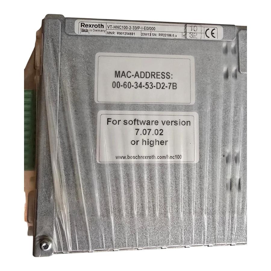 Rexroth VT-HNC100-2-33/P-I-E0/000 Axis Controller R901254691 VT-HNC100-2-3X NSMP