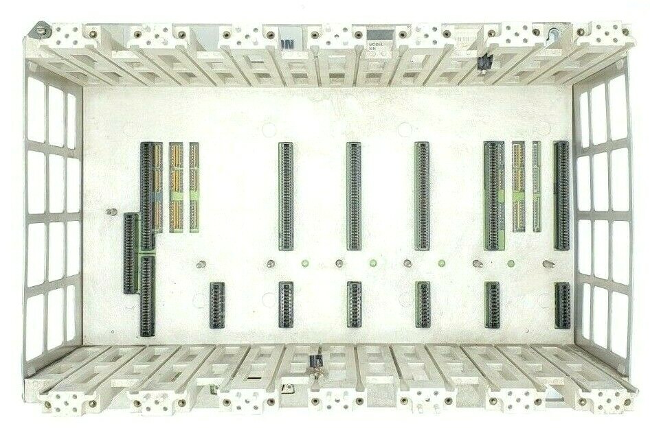 Used MODICON AS-9534-002 984 SERIES 7-SLOT CHASSIS RACK AS-H819-209