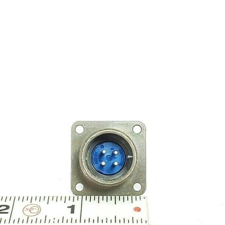 Used NEW AMPHENOL MS3102A-14S-2P CIRCULAR CONNECTOR 4-PIN 14S2PR MS3102A14S2P