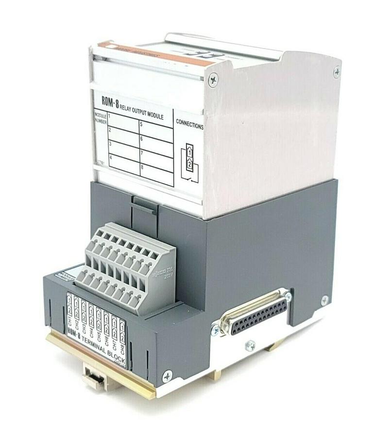 Used NEW MOORE INDUSTRIES ROM/IO/RNO8/IP RELAY OUTPUT MODULE ROM-8