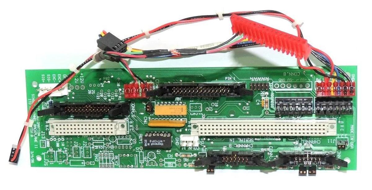 Used ITD AUTOMATION SINGLE CHANNEL BACKPLANE II, ITD P/N: 572707 REV. B