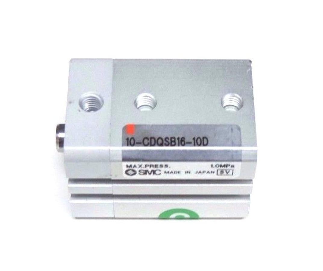 Used LOT OF 3 NIB SMC 10-CDQSB16-10D PNEUMATIC ROTARY CLAMP CYLINDERS 10CDQSB1610D