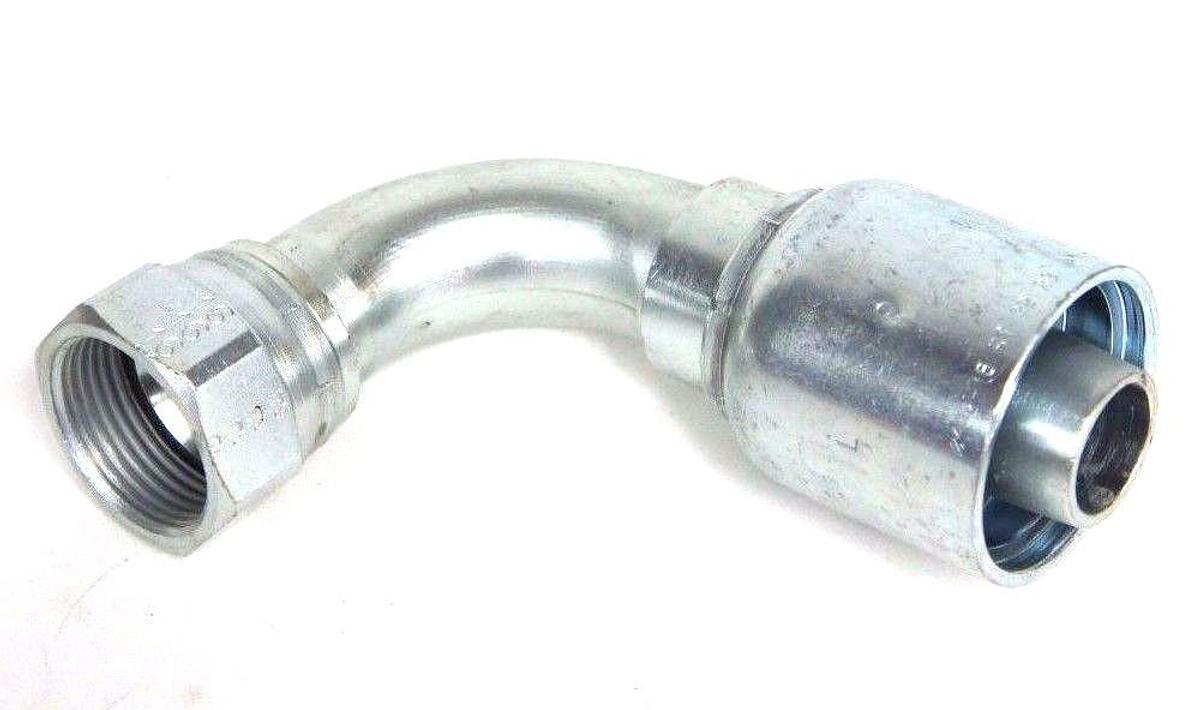 Used NEW PARKER 1L943-16-16 HYDRAULIC ELBOW HOSE FITTING 1" HOSE FITTING X 1" JIC