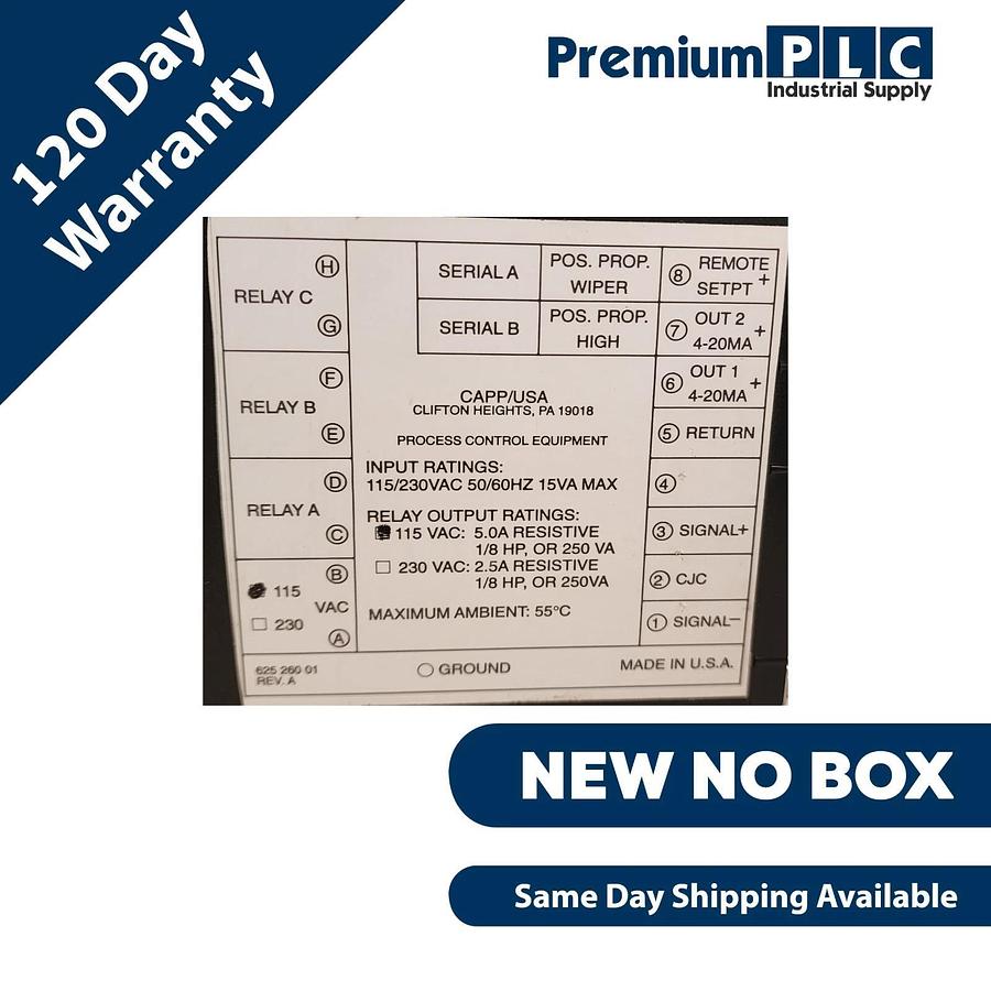 NEW PARTLOW CAPP/USA 2433101 MIC 2000 TEMPERATURE CONTROLLER 22058 CTC333097