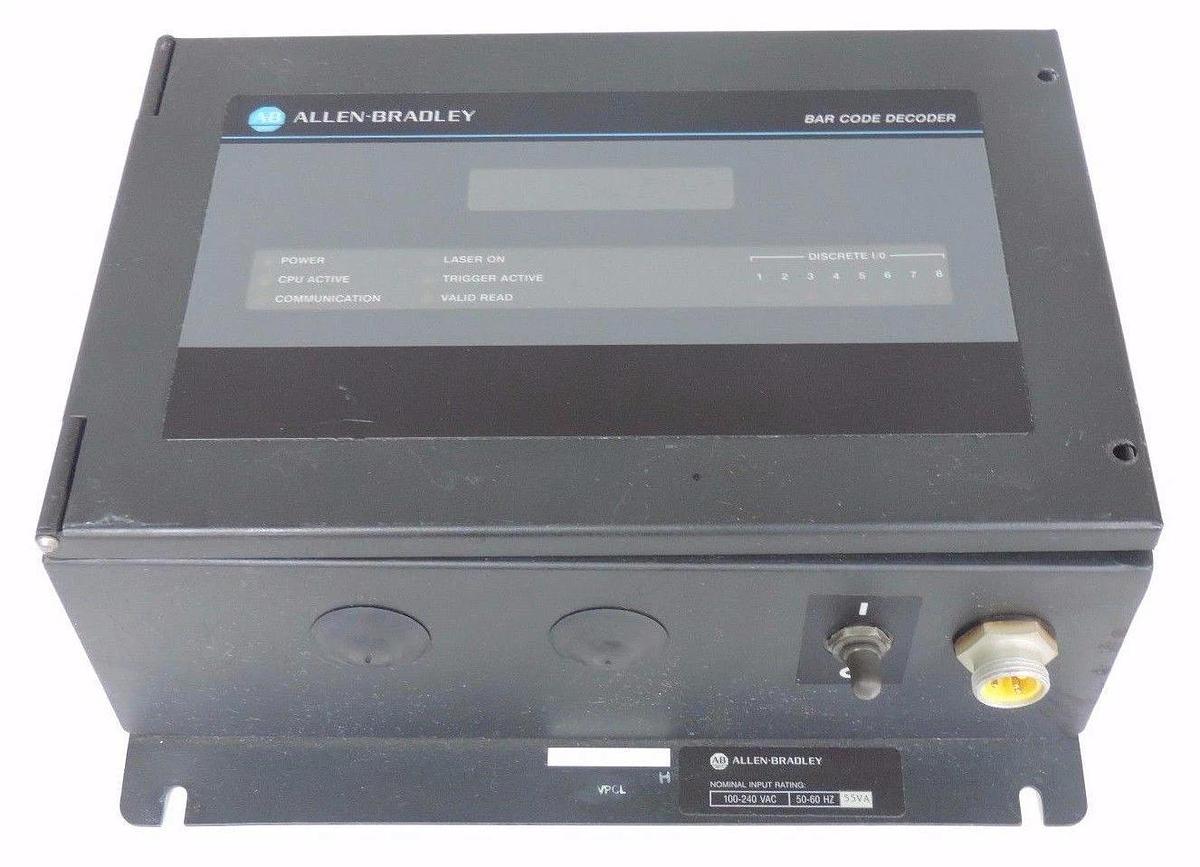 Used ALLEN BRADLEY 2755-DS4A BAR CODE DECODER 2755DS4A SER. B REV. C