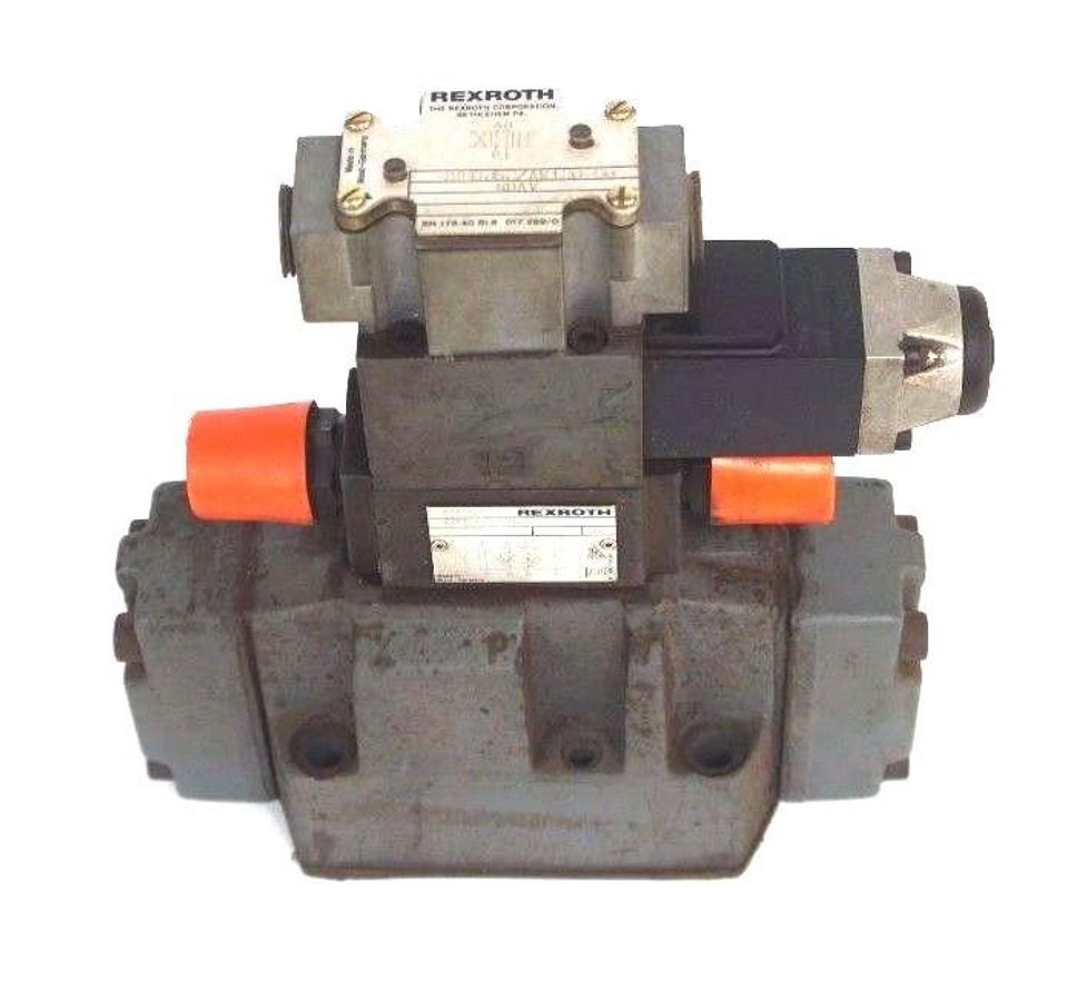 Used REXROTH 4WEH16J60/6AW120-60NETS2 VALVE W/ Z2FS-6-2-41-10V & 4WE6J52/AW120-60