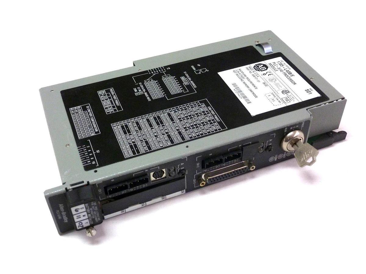 Used ALLEN BRADLEY 1785-L40B/E REV. S01 F/W REV. E.2 PLC-5/40 PROCESSOR 1785L40BE