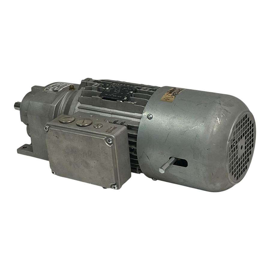 Used NORD Gearmotor SK 172.1-90LH/4 CUS BRE20 HL 2 HP 339 RPM 230/460V Inverter Duty
