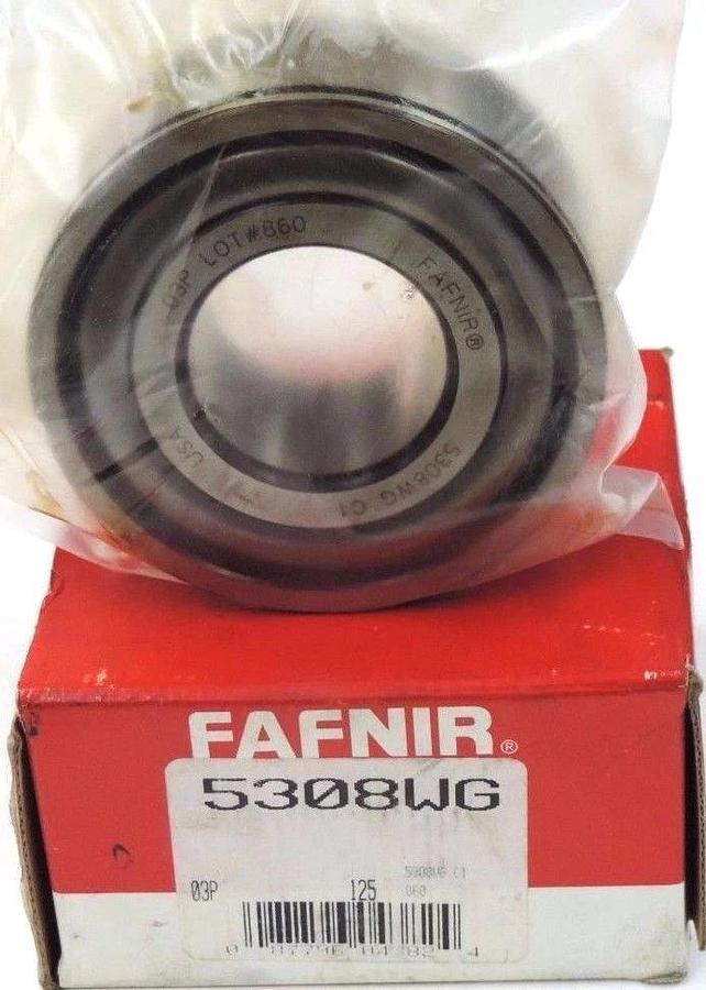 Used NIB FAFNIR 5308WG BEARING DOUBLE ROW 40MMX90MMX36MM