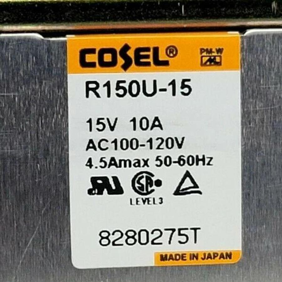 Used NIB COSEL R150U-15 POWER SUPPLY R/RR150 15V 10A R/RR SERIES