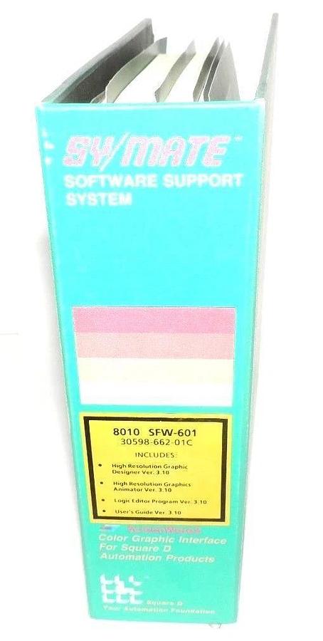 NIB SYMAX SY/MATE 8010 SFW-601 SCREENWARE2 30598-662-01C 8010-SFW-601