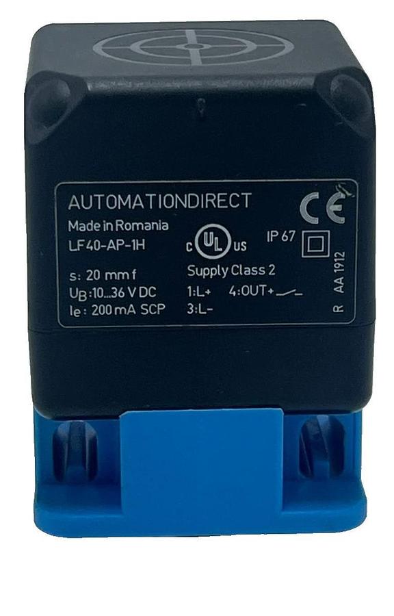 LOT OF 2 AUTOMATION DIRECT LF40-AP-1H Inductive Proximity Sensor 20mm Range