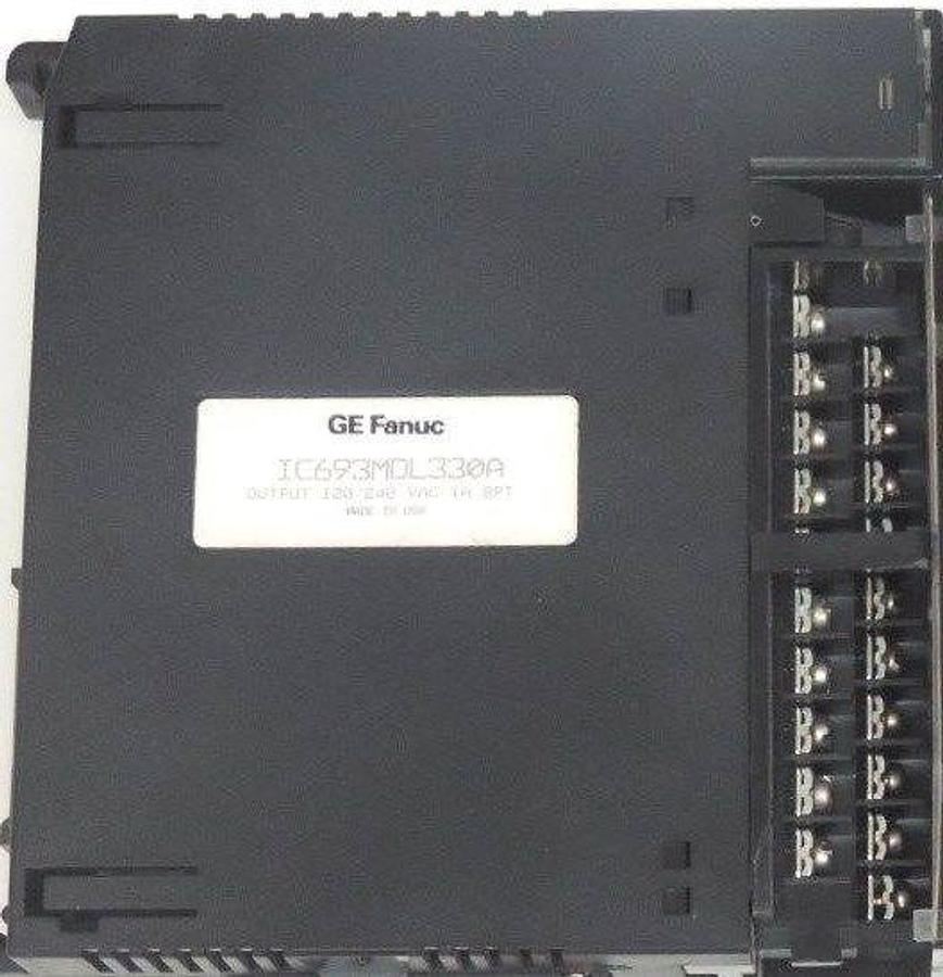 Used LOT 2 GE FANUC IC693MDL330A OUTPUT MODULES 120/240VAC, 1AMP, 8 POINT