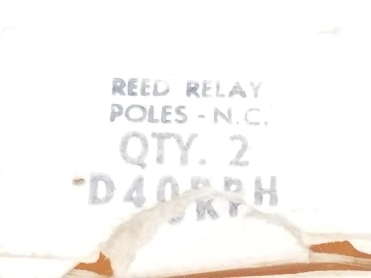 NIB CUTLER HAMMER D40RPH REED RELAY 3 AMP, 300VAC QTY: 2