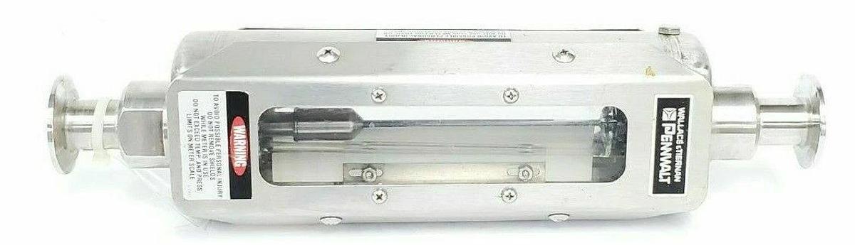 Used WALLACE & TIERNAN PENNWALT 5210P02112XXIC456SX FLOW METER 0-60LTR/MIN DI WATER