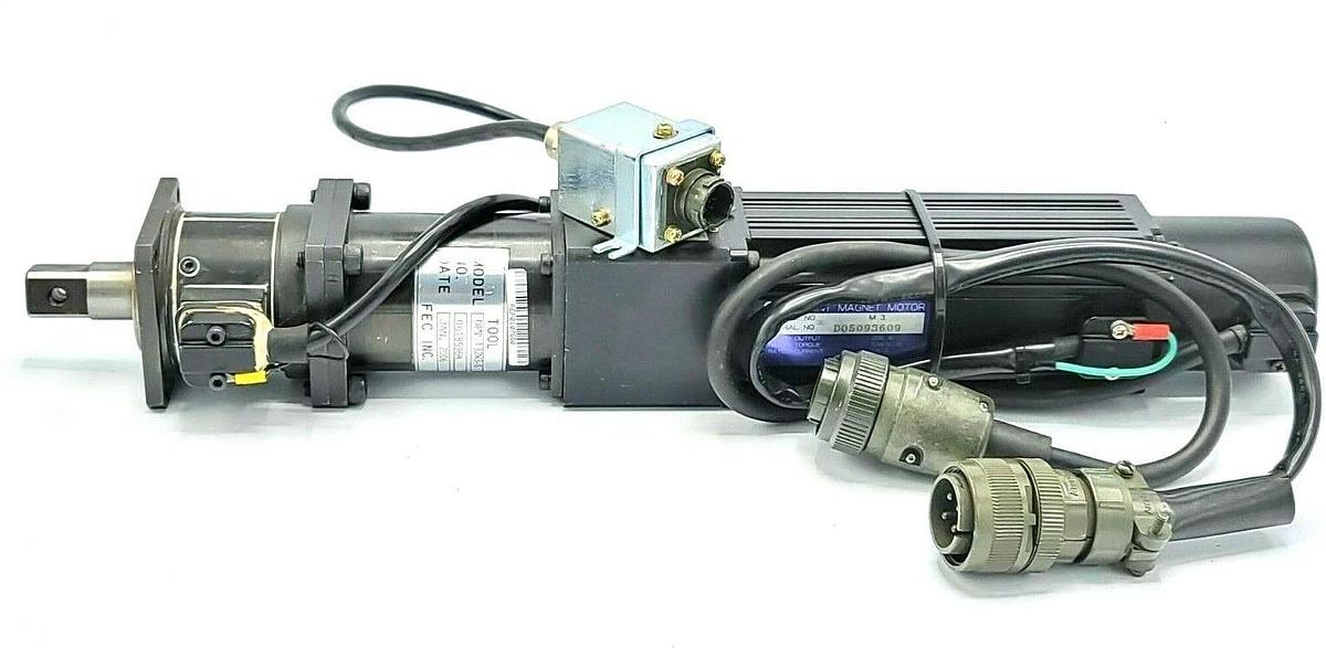 Used FEC INC. DFT-132W3-S TOOL MODEL NO. M3 PERMANENT MAGNET MOTOR