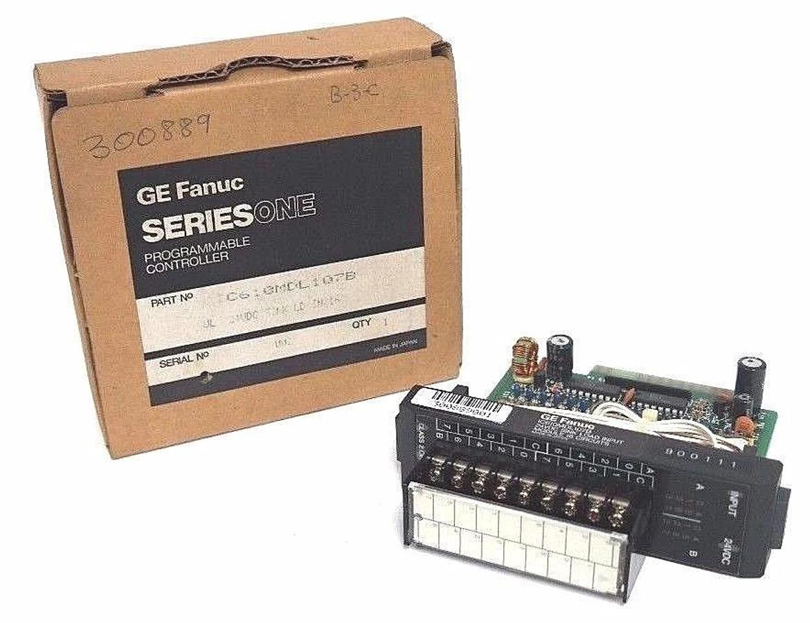 Used NIB GE FANUC IC610MDL107B SERIES ONE PROGRAMMABLE MODULE 24VDC SINK LD IN/16