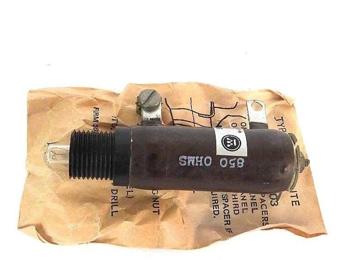 Used NEW WESTINGHOUSE 449D187G51 PILOT LIGHT 50V AMBER EZC MINALITE W/ 449D187G03
