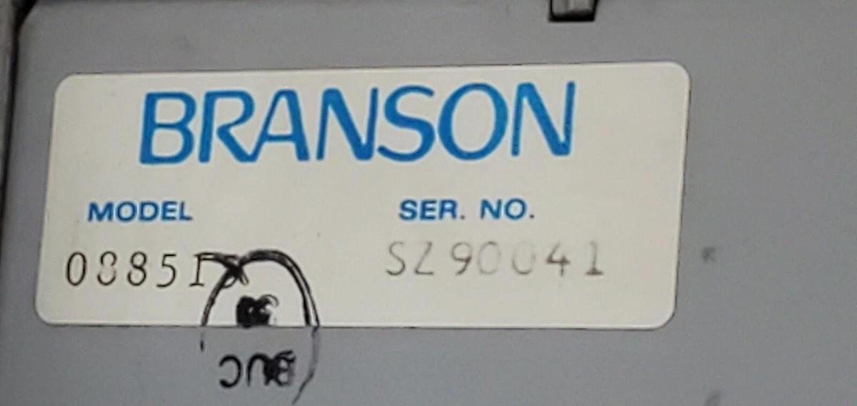 Used BRANSON 900 SERIES ULTRASONIC WELDER ACTUATOR, MODEL 088515