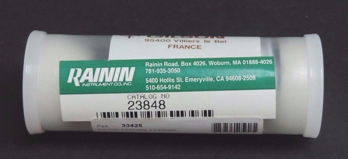 Used NEW RAININ 23848 PISTON ASSEMBLY FOR P5000